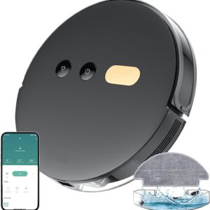 2-in-1 Robot Vacuum and Mop Combo &...
