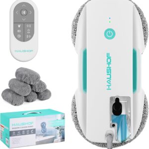 HAUSHOF Robot Window Cleaner with 3...