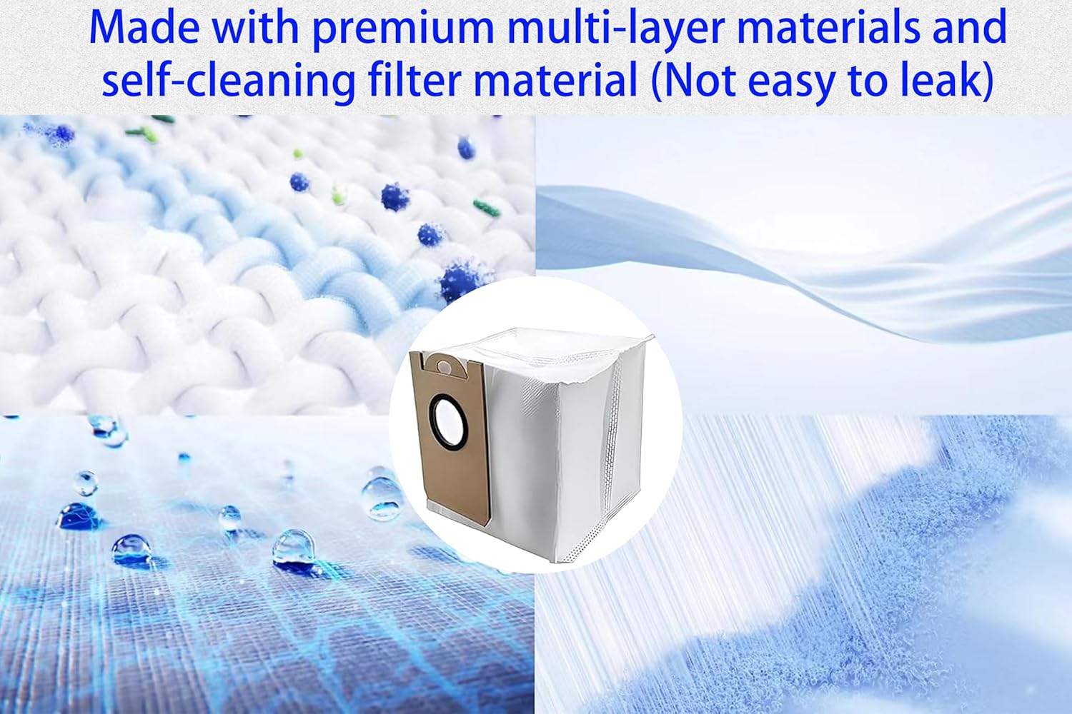 iHRV6-BLK Accessories Kit Replacement for iHome AutoVac Nova Self Empty iHRV6-BLK/Ultenic T10 Elite Robot Vacuum Cleaner, 16 Pack - Image 8