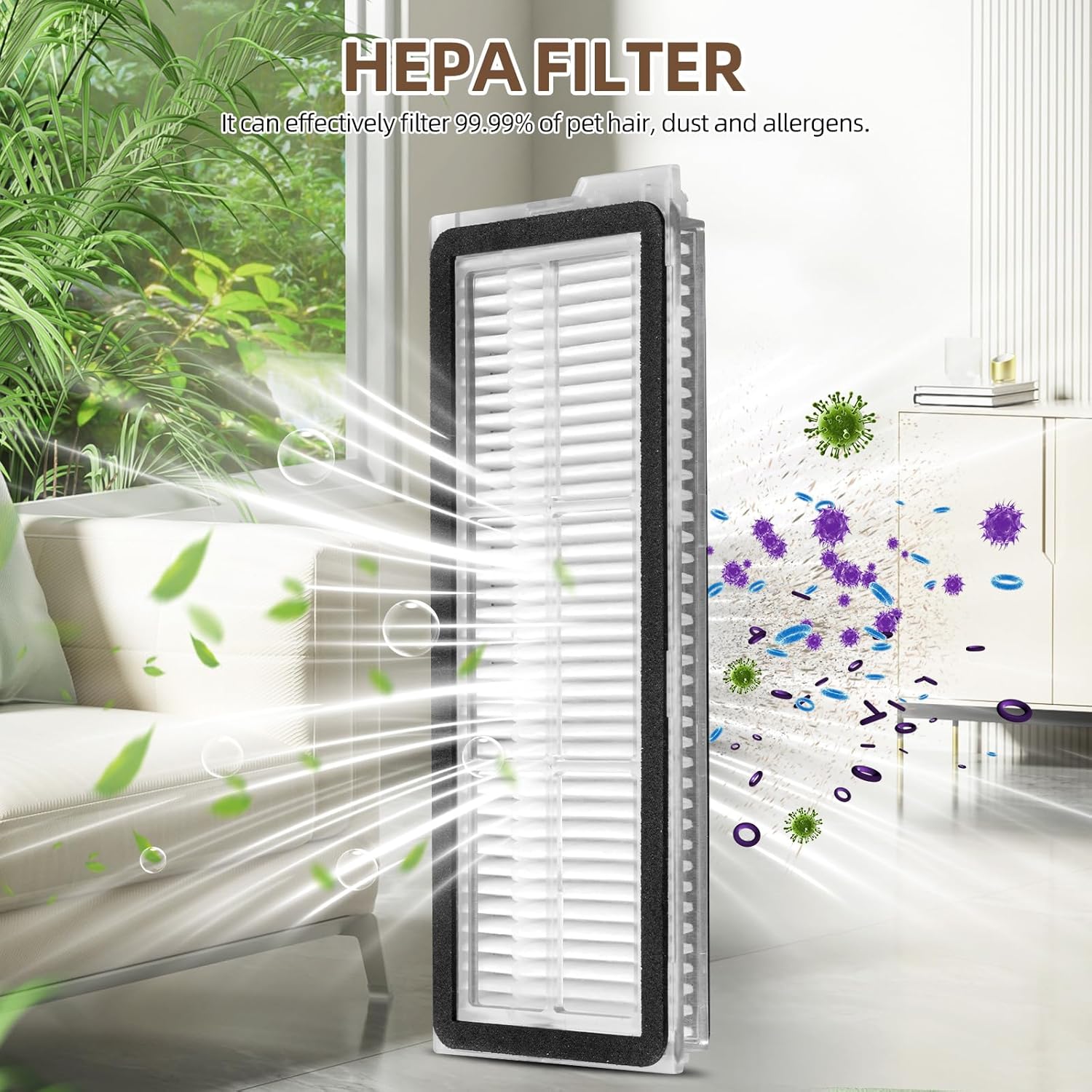 26 Pack Accessories for Roborock Qrevo S/Qrevo Pro/Qrevo Plus/Qrevo Maxv Vacuum Robot, Replacement 2 Main Brush 6 Mop Pads 6 Dust Bag 6 Sidebrush 4 Filter 1 Cleaning Brush 1 Screwdriver - Image 5