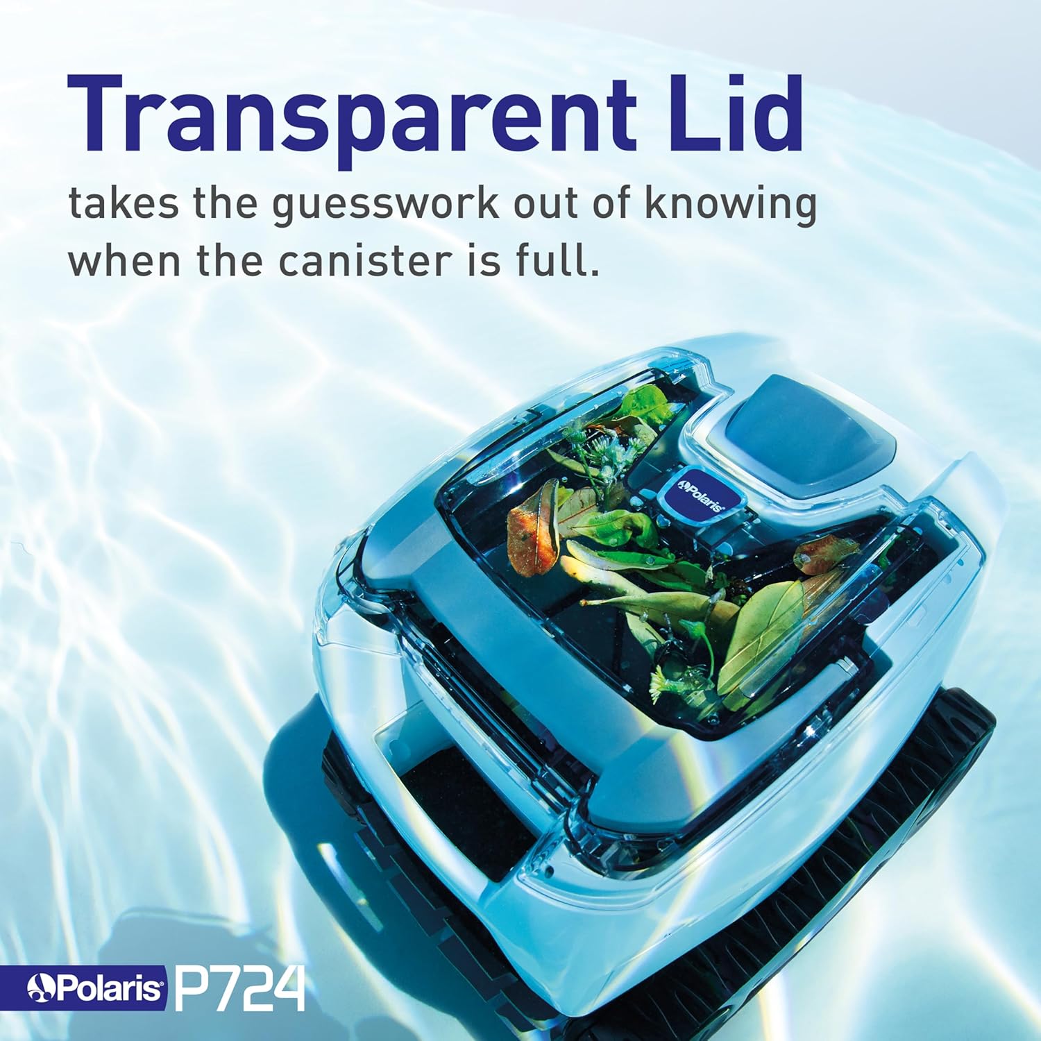 Polaris P724 Robotic Pool Cleaner, Lightweight Energy-Efficient Cleaner Perfect for In-Ground Pools up to 36-Feet, Cleans in as Little as 2.5 Hours - Image 6